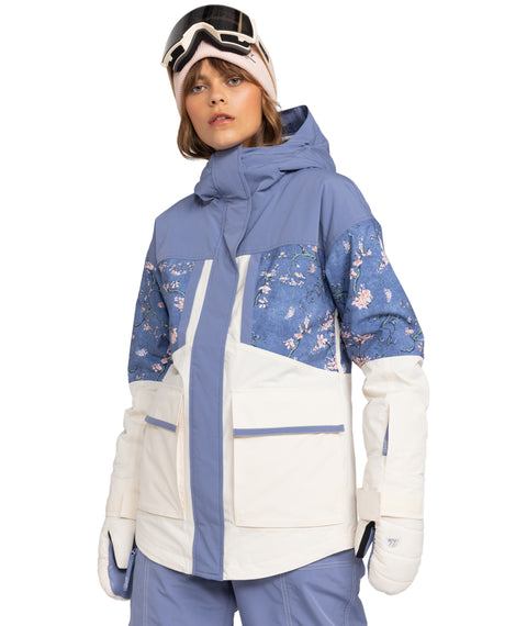 Chloe Kim Parka Jacket - Wild Wind Chloe Blossom - Roxy